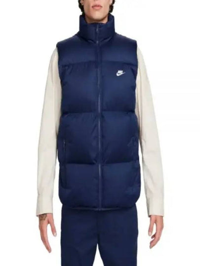 Men's Club Puffer Vest Navy - NIKE - BALAAN 2