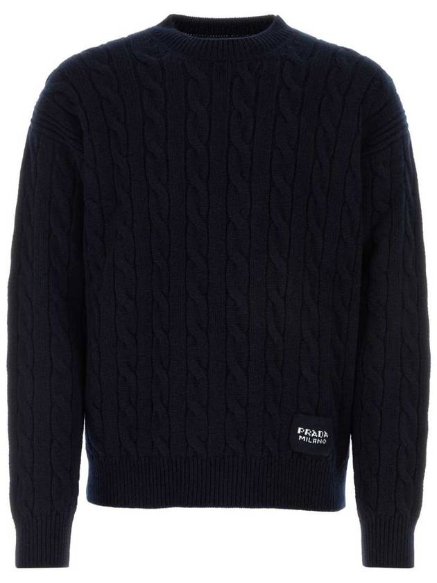 cashmere cable knit sweater UMB385S222107Y - PRADA - BALAAN 2