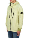 Skin Touch Nylon TC Hooded Jacket Green - STONE ISLAND - BALAAN 4