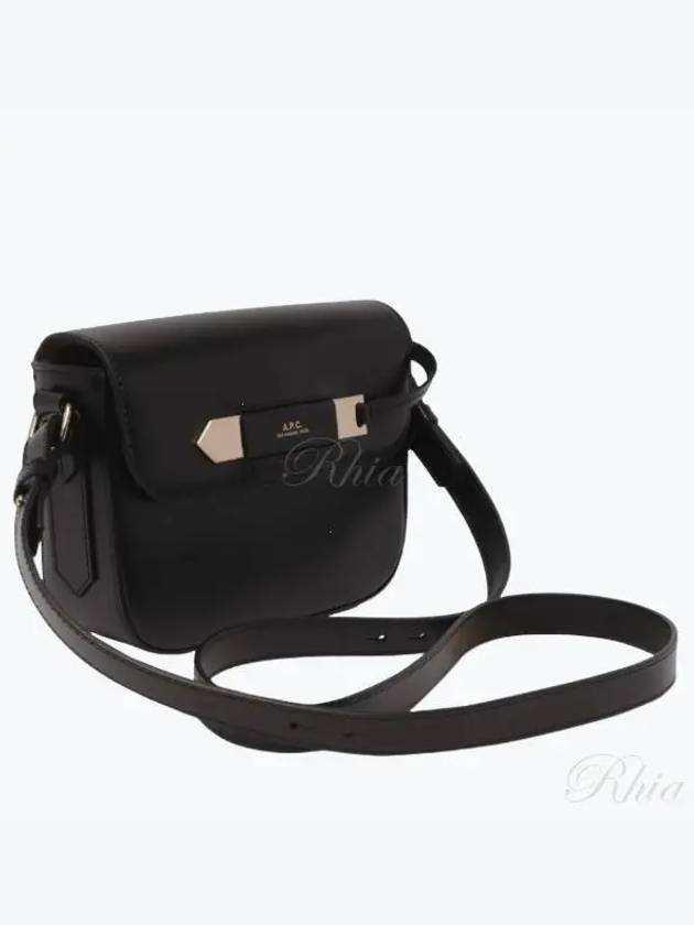 Charlotte Leather Small Cross Bag Black - A.P.C. - BALAAN 2