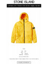 Men's Wappen Patch Crinkle Wraps Padding Yellow - STONE ISLAND - BALAAN 3