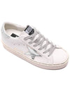 Hi Star White Metallic Silver Heel Tab Sneakers - GOLDEN GOOSE - BALAAN 4