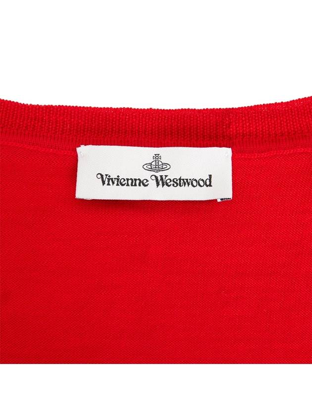 Bea Crop Cardigan Red 1803002UY0006H401 - VIVIENNE WESTWOOD - BALAAN 10