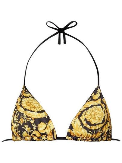 Baroque Print Bikini Top Black - VERSACE - BALAAN 2