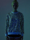 Women's Leopard Sweatshirt White - AOX - BALAAN 7