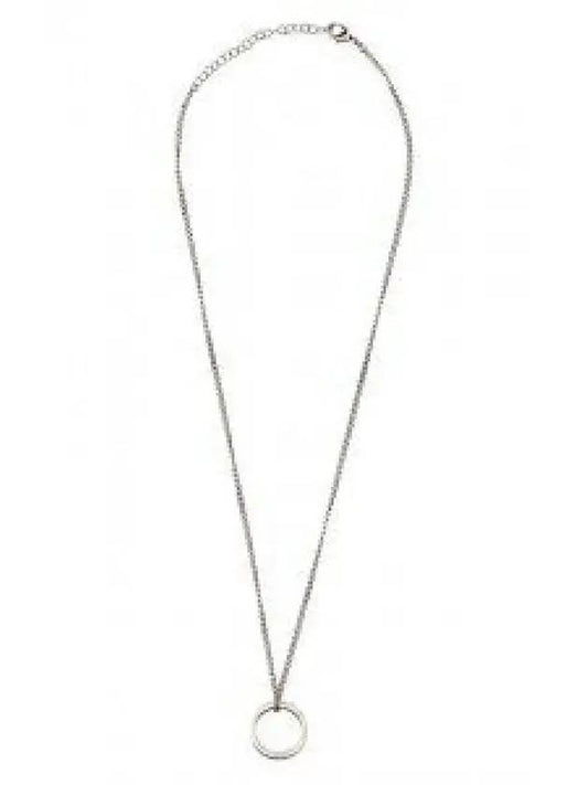 Numeric Minimal Signature Pendant Ring Necklace Silver - MAISON MARGIELA - BALAAN 2