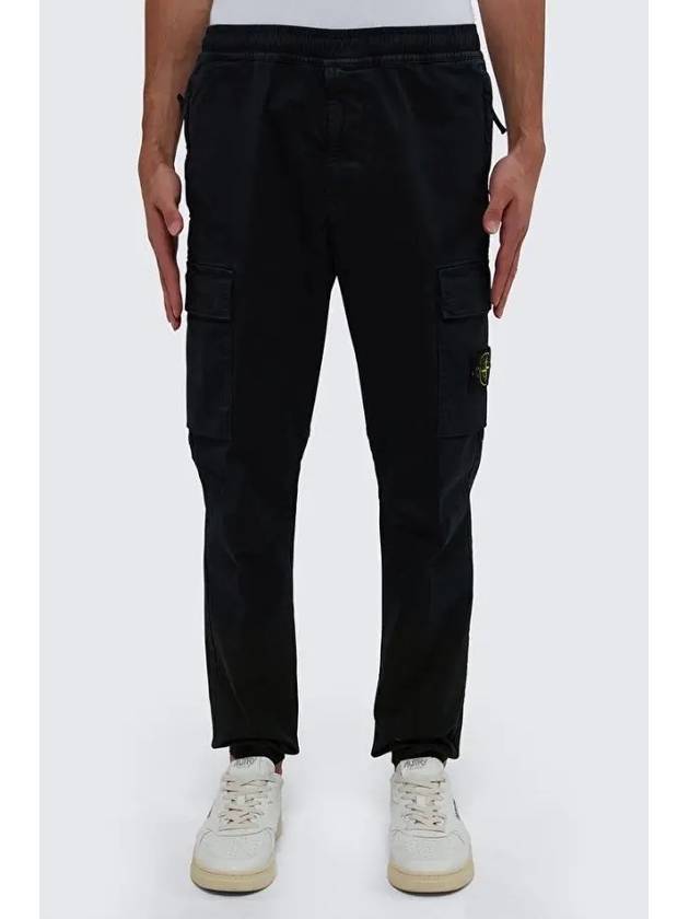 Wappen Patch Cargo Track Pants Black - STONE ISLAND - BALAAN 2