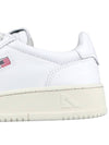 Medalist Leather Low Top Sneakers White - AUTRY - BALAAN 7