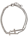 Double Cross Bracelet Silver - DSQUARED2 - BALAAN 6