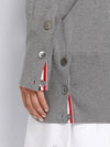 Stitched Cotton 4 Bar Cardigan Grey - THOM BROWNE - BALAAN 6