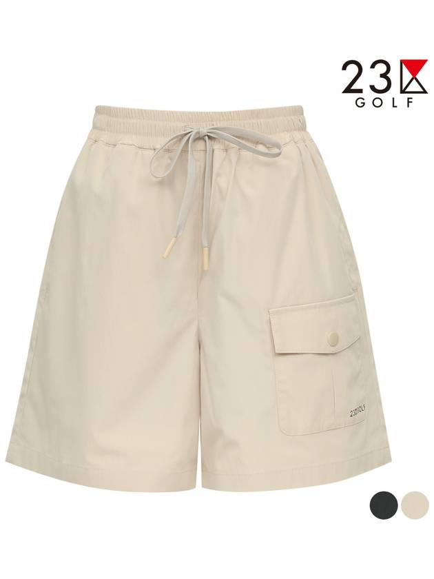 Women s Pocket Point Banding Shorts EN2LPA033 - 23KU - BALAAN 1