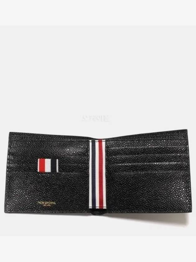 Crown Boutique Pebble Grain Half Wallet MAW023A - THOM BROWNE - BALAAN 4