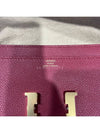 Constance long to go woc cross bag rouge grenat gold - HERMES - BALAAN 3