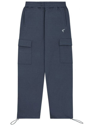 Special fleece exotic blue cargo pants - CETO - BALAAN 1