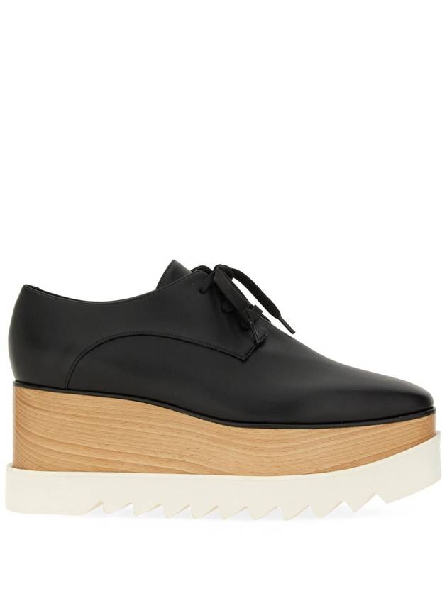 Wooden Platform Oxford Black - STELLA MCCARTNEY - BALAAN 3