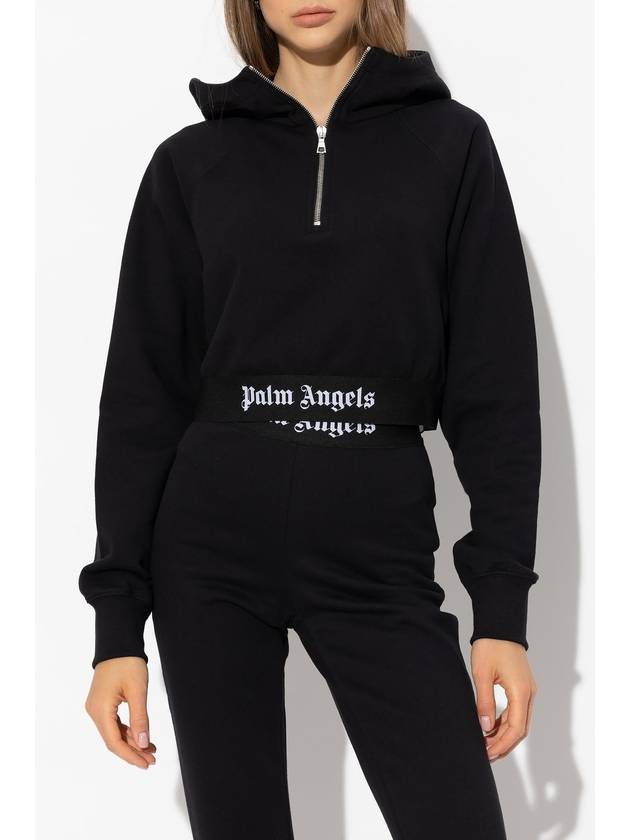 Hooded Sweatshirt PWBB062F23FLE001 1010 - PALM ANGELS - BALAAN 4