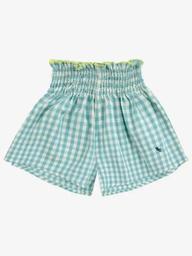 Vichy Woven Shorts 124AC076 Italian Kids - BOBO CHOSES - BALAAN 1