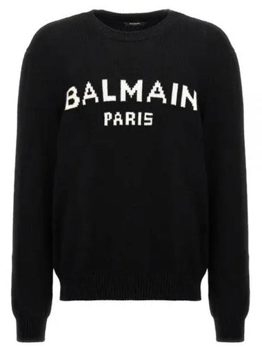 Paris Wool Sweater DH1KD000KG97 EAB - BALMAIN - BALAAN 1