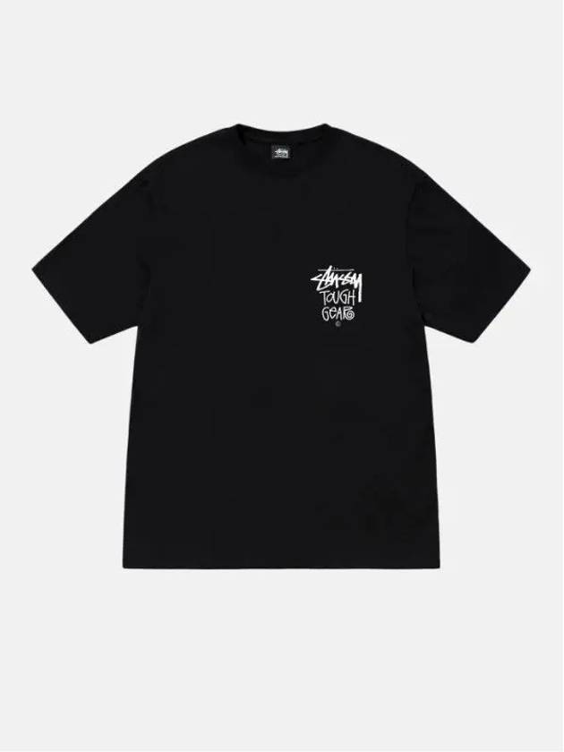 Tough Gear Short Sleeve T-Shirt Black - STUSSY - BALAAN 3