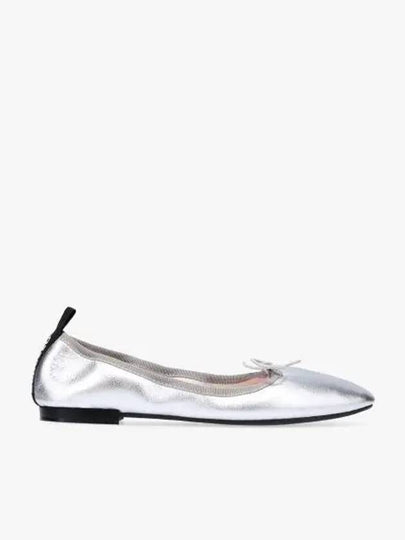 Garance Square Toe Ballet Flats Silver - REPETTO - BALAAN 2