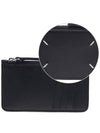 Stitch Zipper Card Wallet Black - MAISON MARGIELA - BALAAN 3