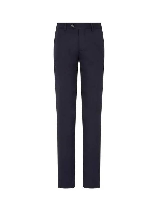 Men s Wool Twill Italian Fit Pants Navy 270806 - BRUNELLO CUCINELLI - BALAAN 1