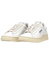 Dallas White Tab Leather Low Top Sneakers White - AUTRY - BALAAN 4