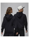 Jordan Flight Fleece Pullover Hoodie M Black FV7247 010 - NIKE - BALAAN 2