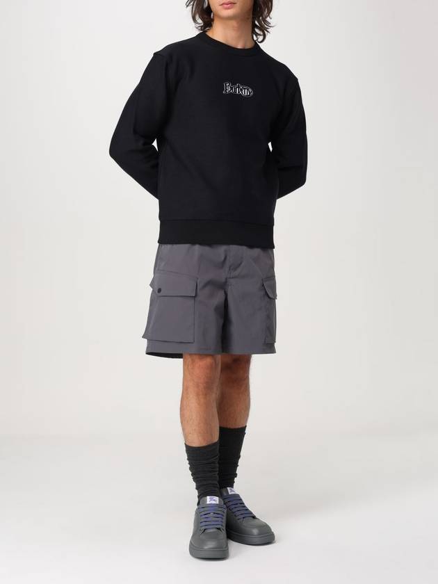 Logo Crew Neck Sweatshirt Coal - BURBERRY - BALAAN 3