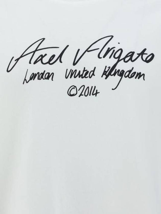 short sleeve t-shirt A2223002 WHITE WHITE - AXEL ARIGATO - BALAAN 1