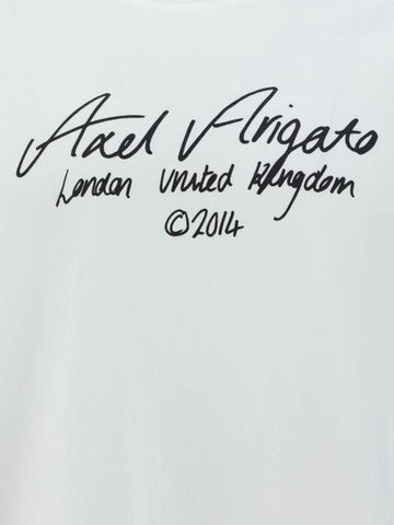 Essential Short Sleeve T-Shirt White - AXEL ARIGATO - BALAAN 1