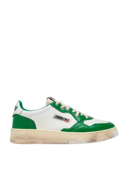 Super Vintage Low Top Sneakers Green - AUTRY - BALAAN 1