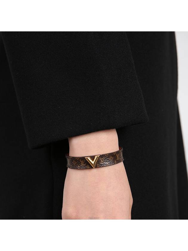 Monogram M6042E Essential V Bracelet - LOUIS VUITTON - BALAAN 7