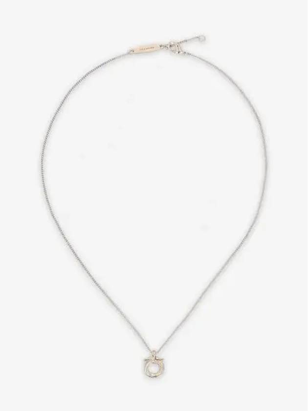 Twisted Gancini Necklace Gold - SALVATORE FERRAGAMO - BALAAN 2