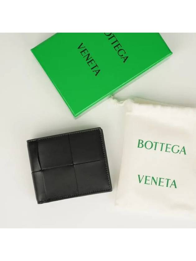 Intrecciato Cassette Half Wallet Black - BOTTEGA VENETA - BALAAN 7