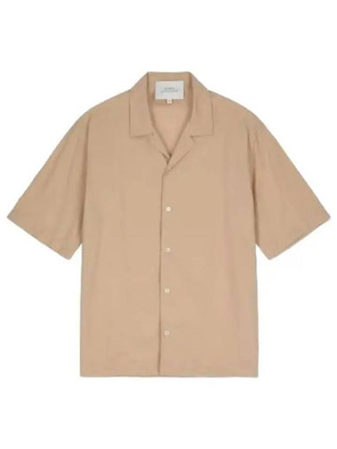 Viscose blend short sleeve shirt linen - STUDIO NICHOLSON - BALAAN 1