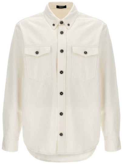 Long Sleeve Shirt 1013887 1A100321D110 White - VERSACE - BALAAN 2