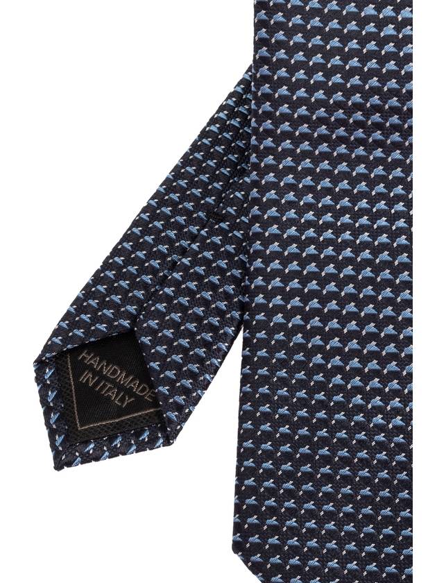 Brioni Silk Tie, Men's, Navy Blue - BRIONI - BALAAN 3