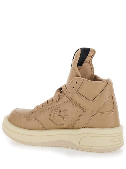 'Converse - Turbowpn' Beige Sneakers High Top In Leather Man - RICK OWENS - BALAAN 2