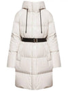 KEY Belted hood padded jacket ivory 2354960733 004 - MAX MARA - BALAAN 2