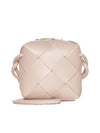 Cassette Intrecciato Mini Shoulder Bag Blush Pink - BOTTEGA VENETA - BALAAN 1