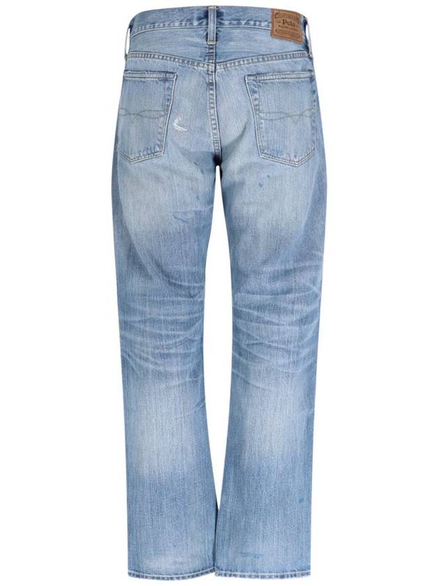 Denim Straight Pants 710900029001DE SU Light blue - POLO RALPH LAUREN - BALAAN 4