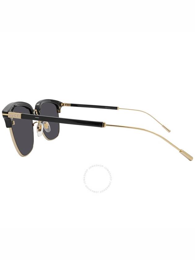 Eyewear Logo Sunglasses Gold Black - GUCCI - BALAAN 4