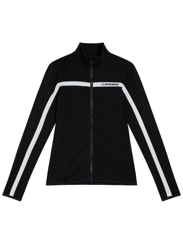 Janice Full Zip-up Jacket Black - J.LINDEBERG - BALAAN 2