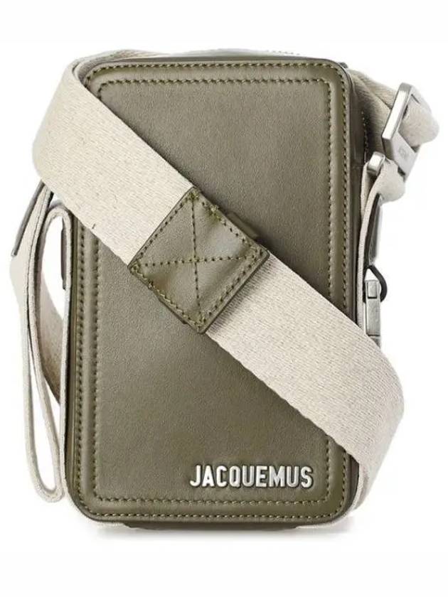 Le Cuerda Vertical Grosgrain Cross Bag Khaki - JACQUEMUS - BALAAN 2