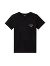 Denise Embroidered Short Sleeve T-shirt Black - A.P.C. - BALAAN 2