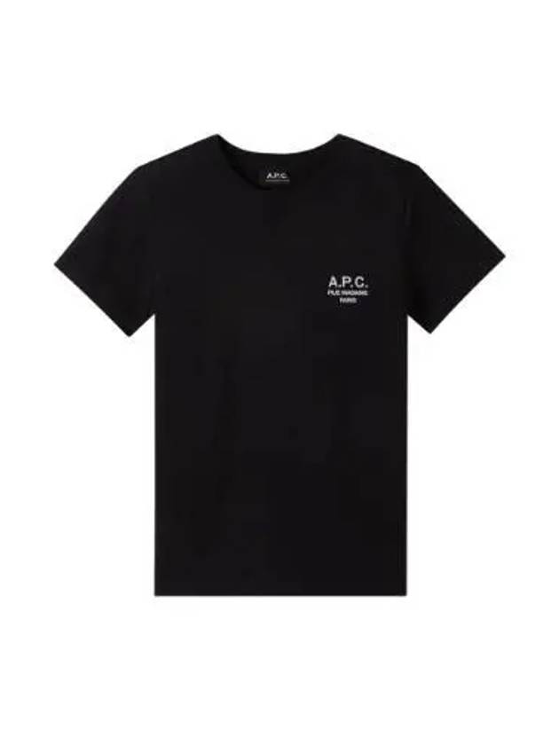 Denise Embroidered Short Sleeve T-shirt Black - A.P.C. - BALAAN 2