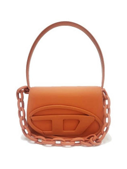 1DR Iconic Matte Leather Shoulder Bag Orange - DIESEL - BALAAN 2