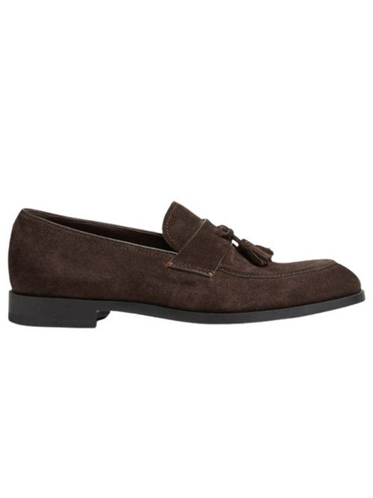 Men's Suede Loafers A5061X LHSOY TDM BPG - ERMENEGILDO ZEGNA - BALAAN 1