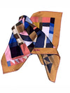 flar foulard silk scarf rainbow patch twill FAL7374 - LORO PIANA - BALAAN 5